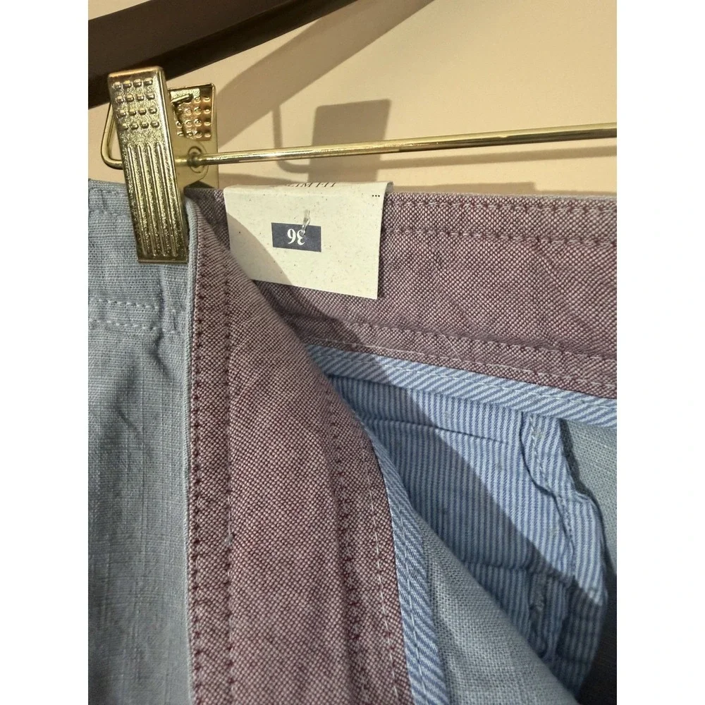 Scotch & Soda Mott Super Slim Fit Chino Pants Men's 36 Light Blue Drawstring NWT